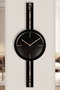 Wallity Reloj de Pared Decorativo Negro de 30 x 80 cm
